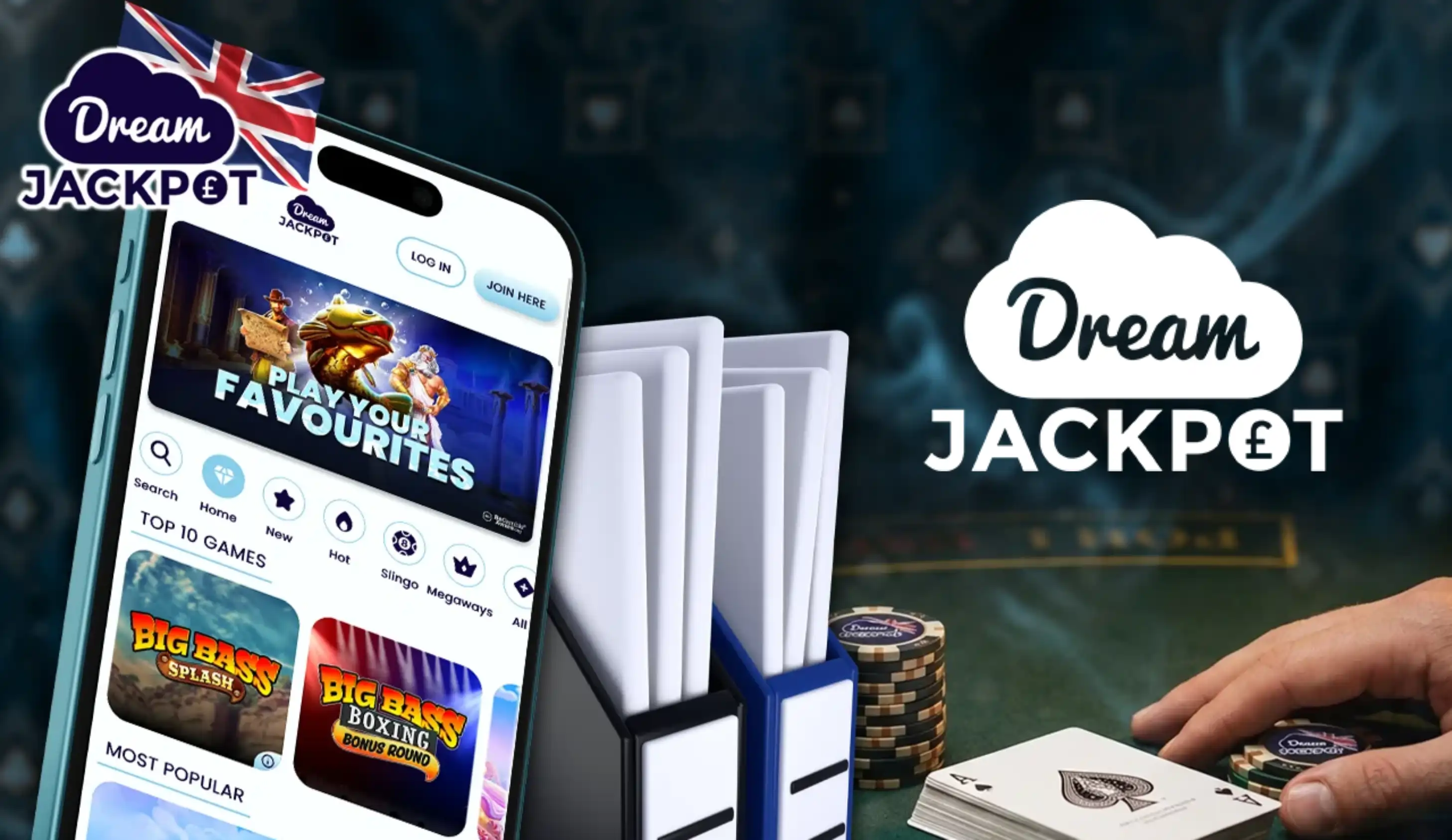 DreamJackpot Casino App Screenshot